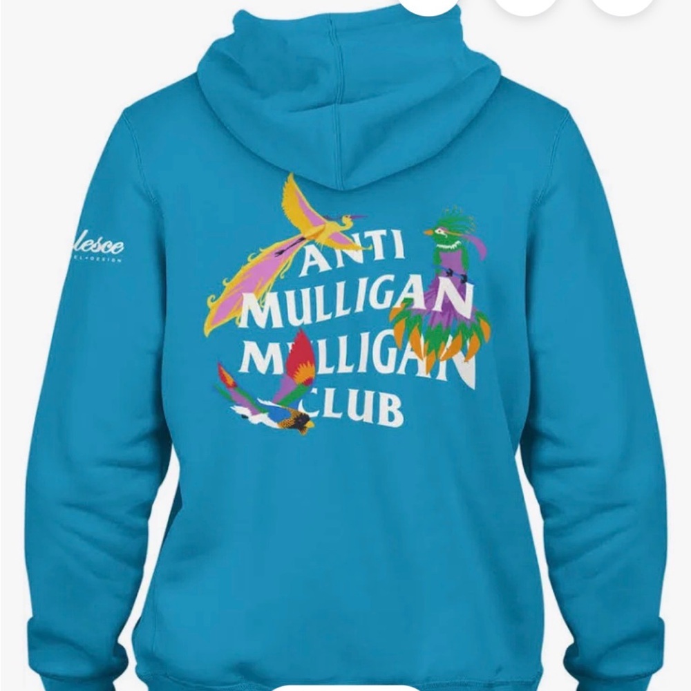 Blue Anti Mulligan Club Hoodie